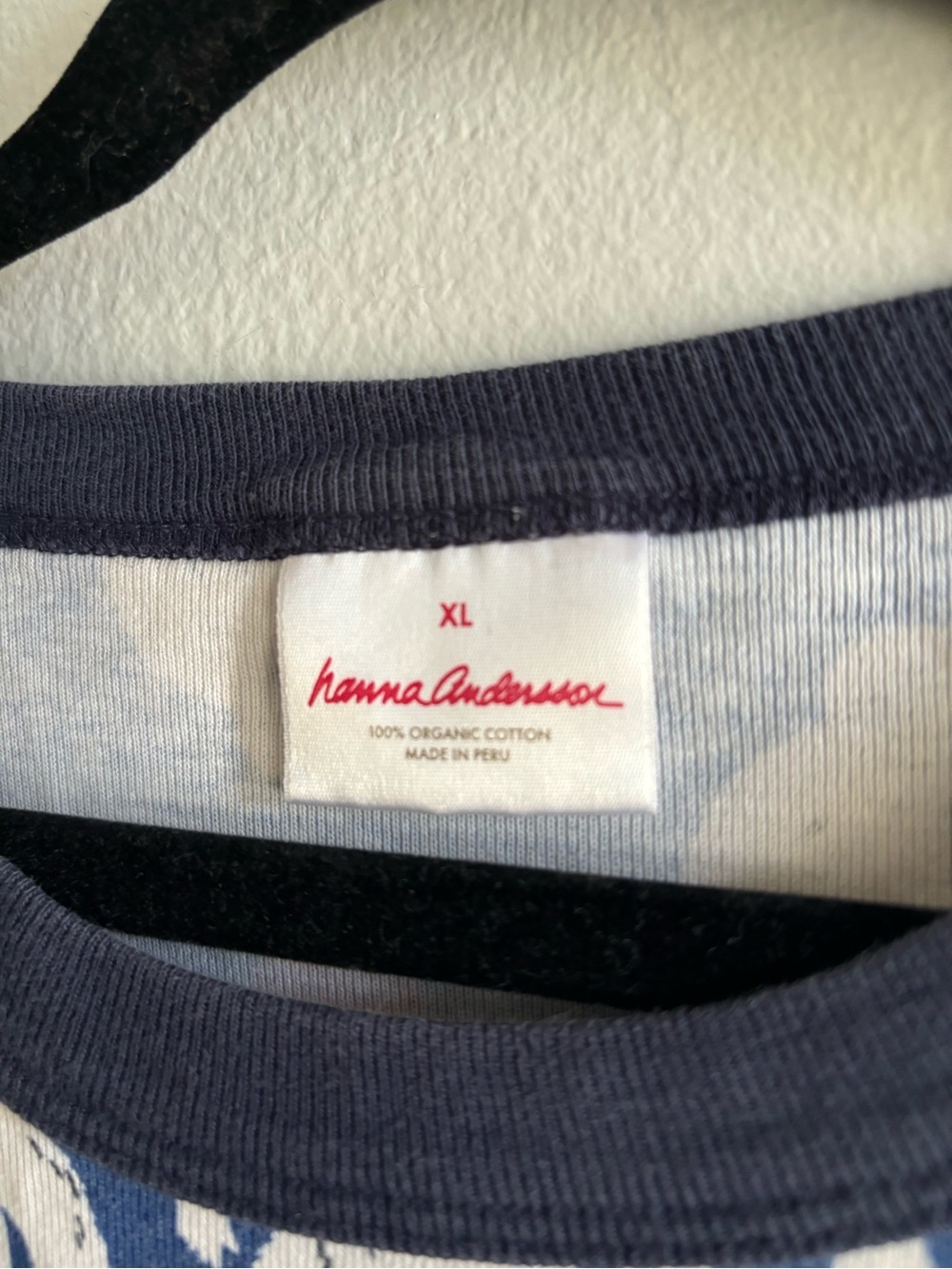 Hanna Andersson men’s pajama top winter yetis - Picture 3 of 4